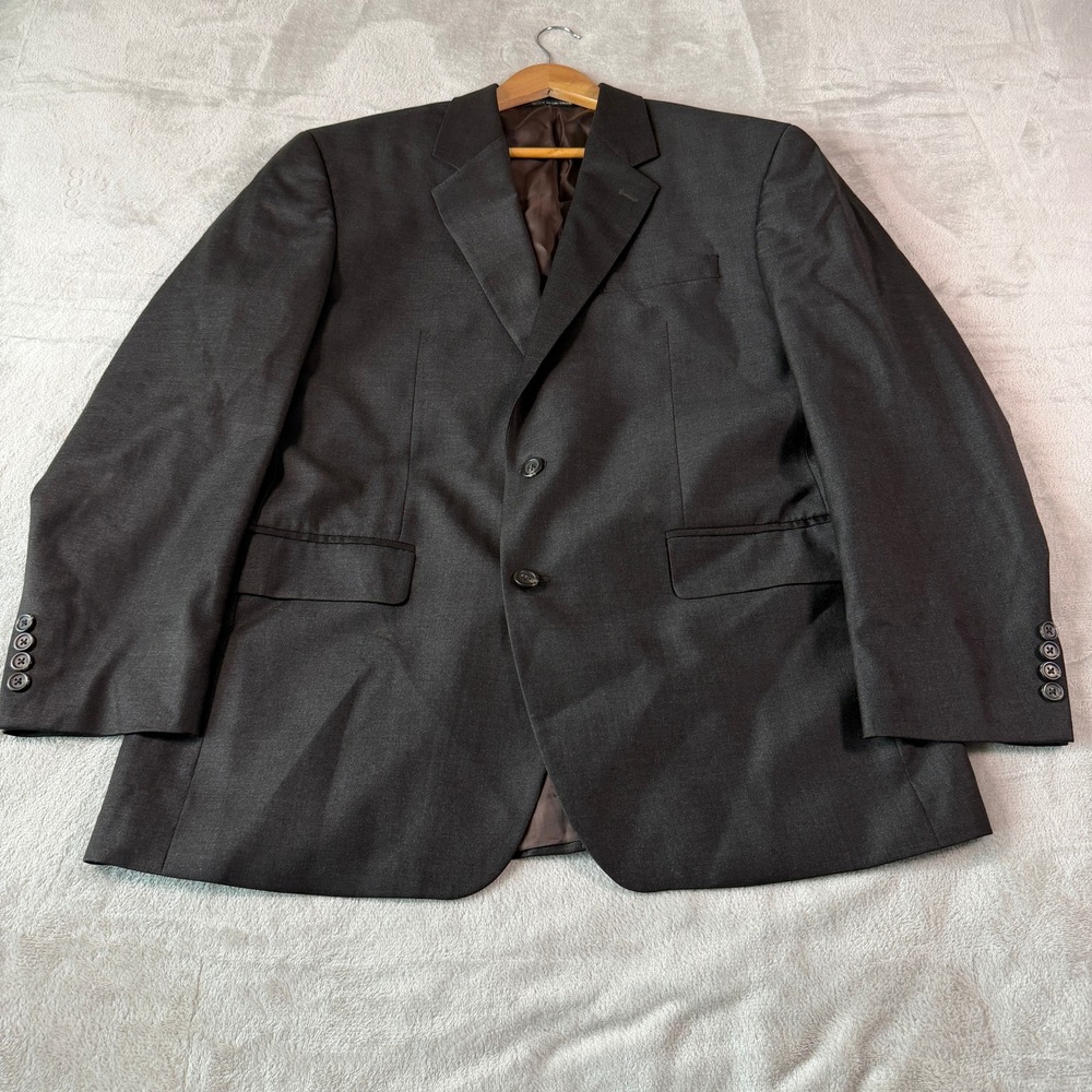 Lauren Ralph Lauren Mens 42R Brownish Gray Wool 2 Button Blazer Sport Coat EUC